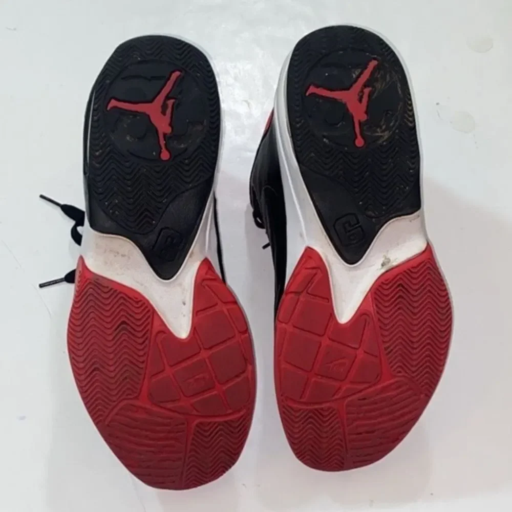 Air Jordan Black and Red Sneakers Size 12 US